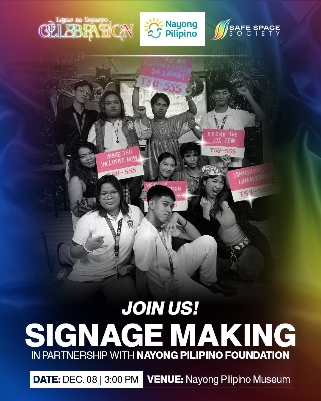 TSU - 🖌️ 𝗕𝗢𝗟𝗗 𝗦𝗜𝗚𝗡𝗦, 𝗕𝗥𝗔𝗩𝗘 𝗩𝗢𝗜𝗖𝗘𝗦: 𝗦𝗶𝗴𝗻𝗮𝗴𝗲-𝗠𝗮𝗸𝗶𝗻𝗴 𝗣𝗿𝗲-𝗘𝘃𝗲𝗻𝘁 Handa na ba ...