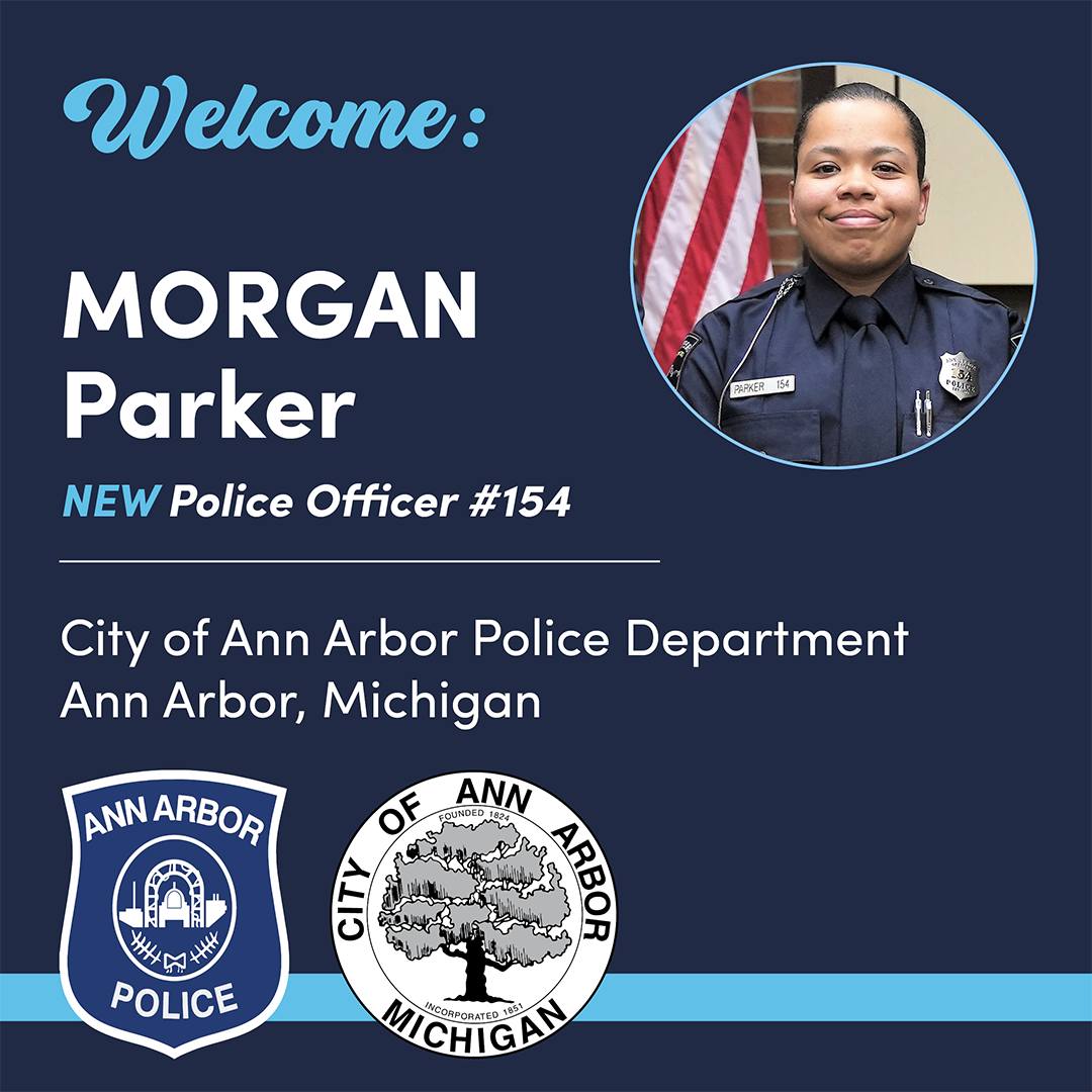 City - Officer Morgan Parker (#154) joins the AAPD after being a cadet ...