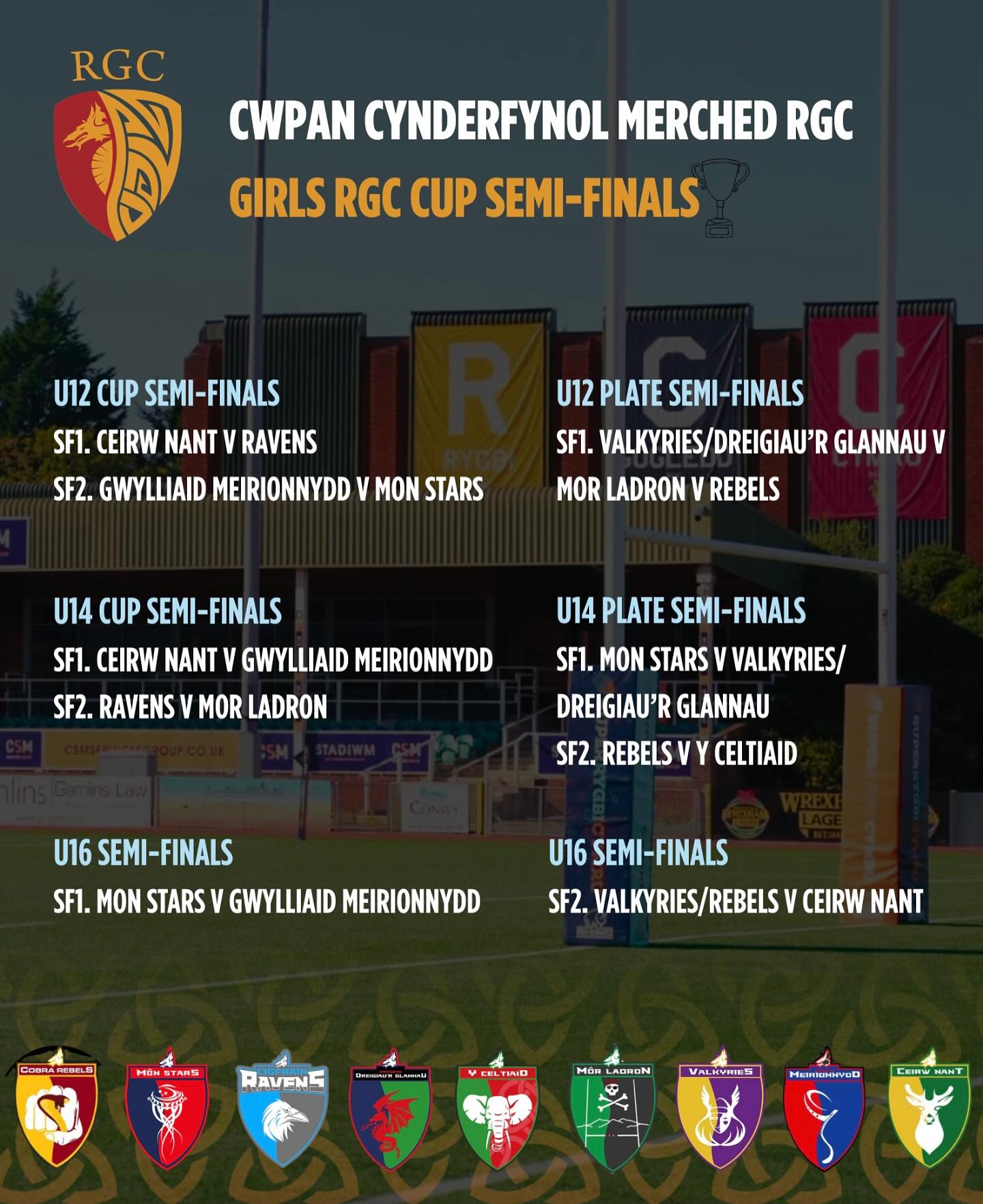 RGC - RGC Girls Cup Semi-Finalists🔥 A big weekend coming up for our ...