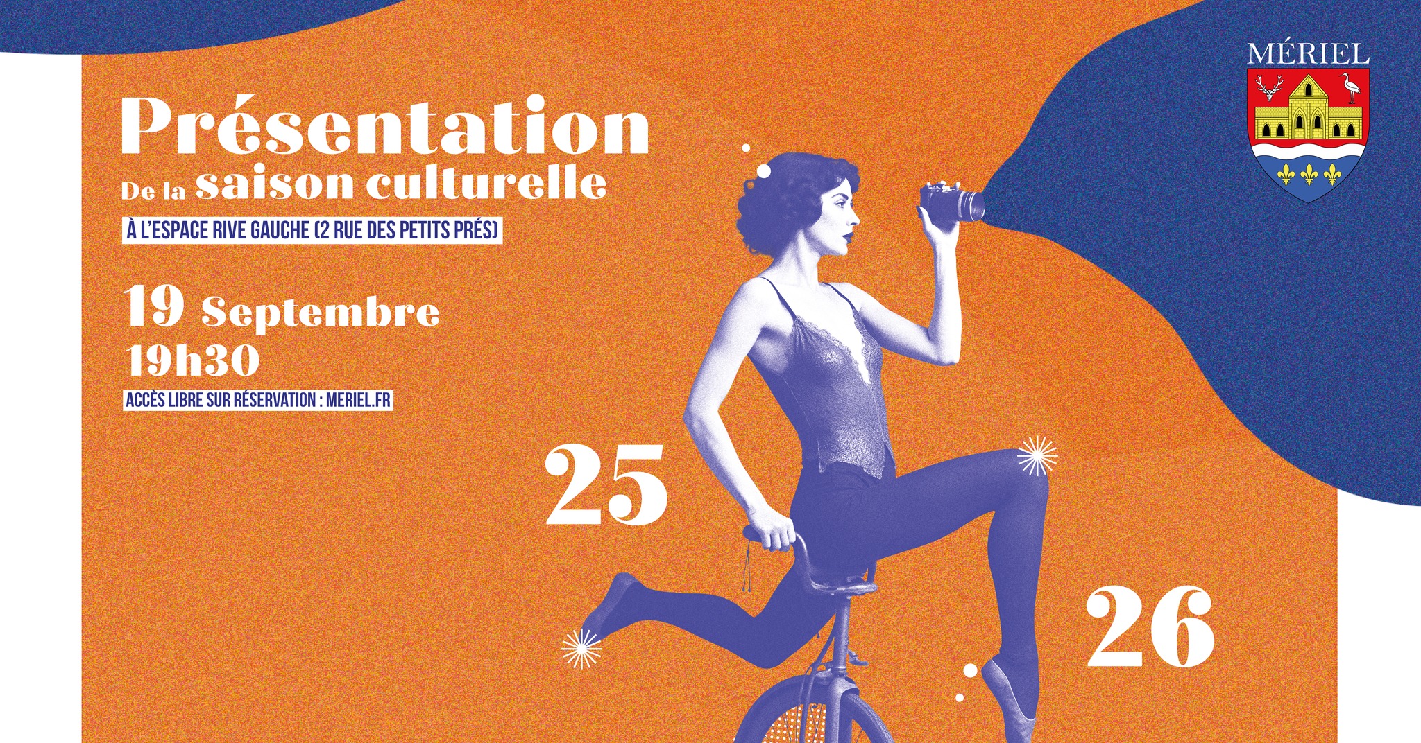 Présentation de la Saison Culturelle 2025-2026 – Mériel
