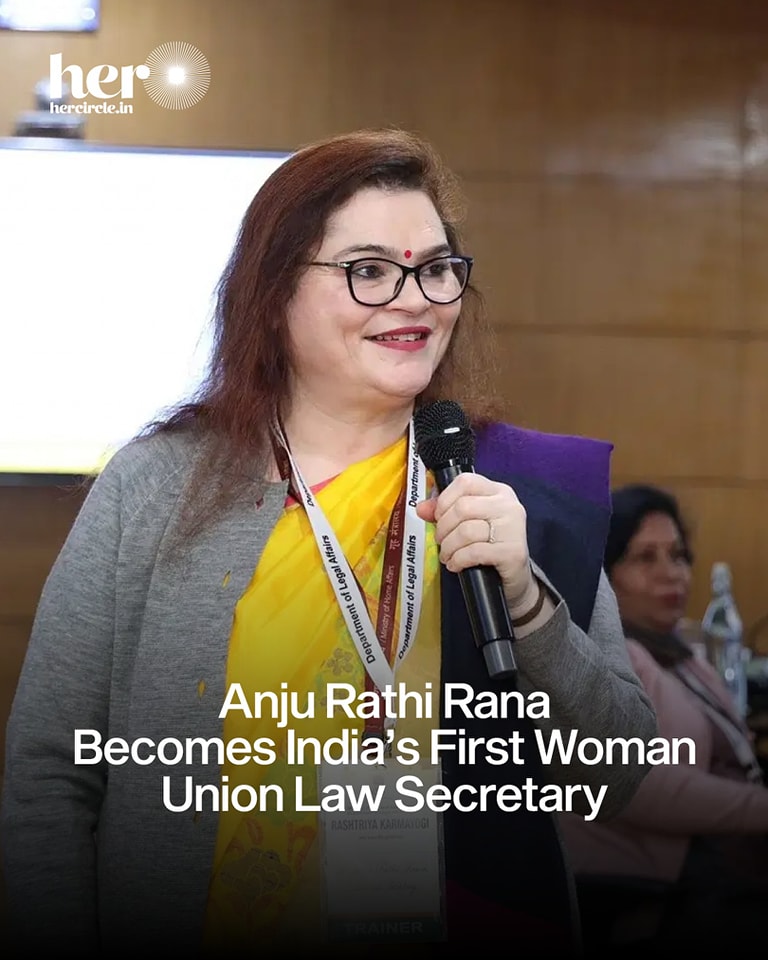Her - Anju Rathi Rana has made history as the first woman to be ...