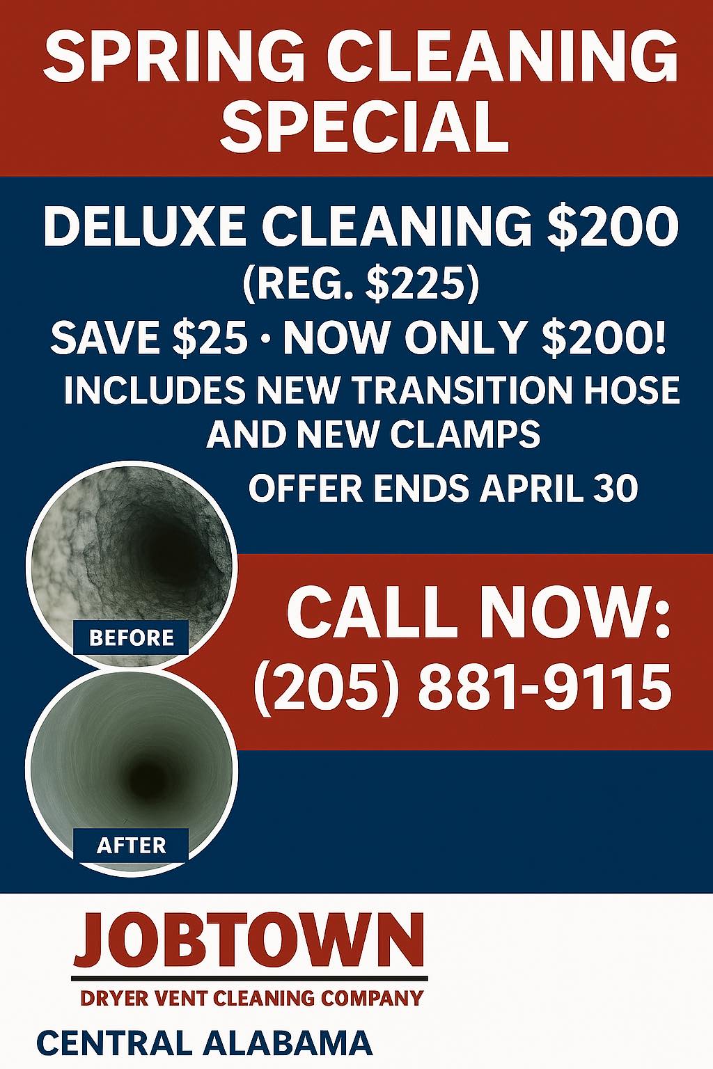 JobTown - Spring Cleaning Special – Save $25 This April! Your dryer ...