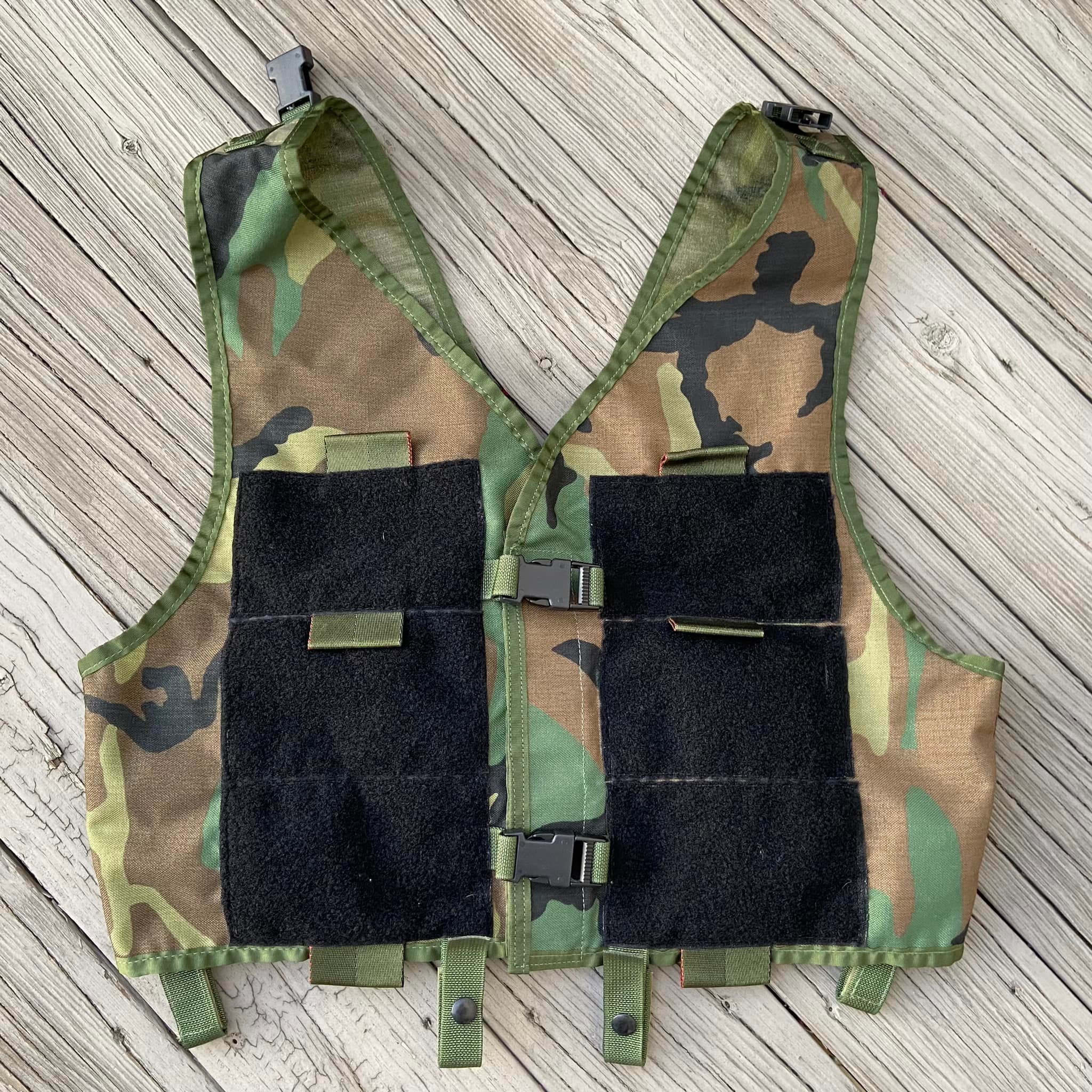 Late 80s Adventure Specialists Vest and Marine Security Guard 