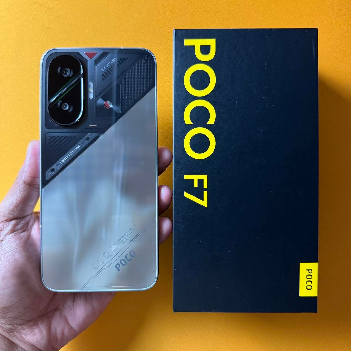 Poco F7 12GB 512GB Limited Edition Gaming Phone with 6500mAh Big 