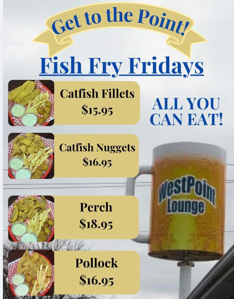 Westpoint - 🍽️ FRIDAY FISH FRY‼️ Dine In All You Can Eat! Catfish ...