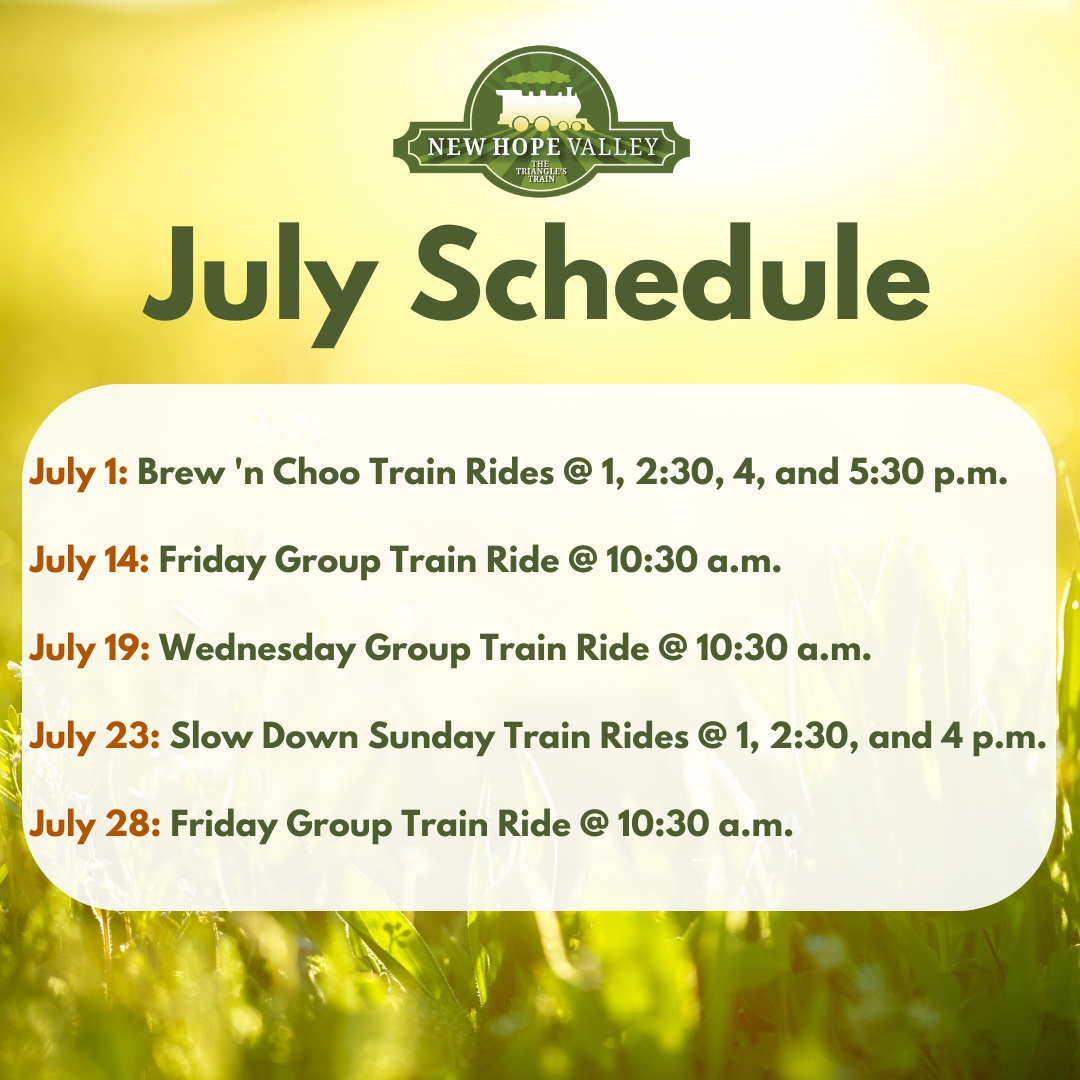 Get ready for... - Triangle's Train: New Hope Valley Railway