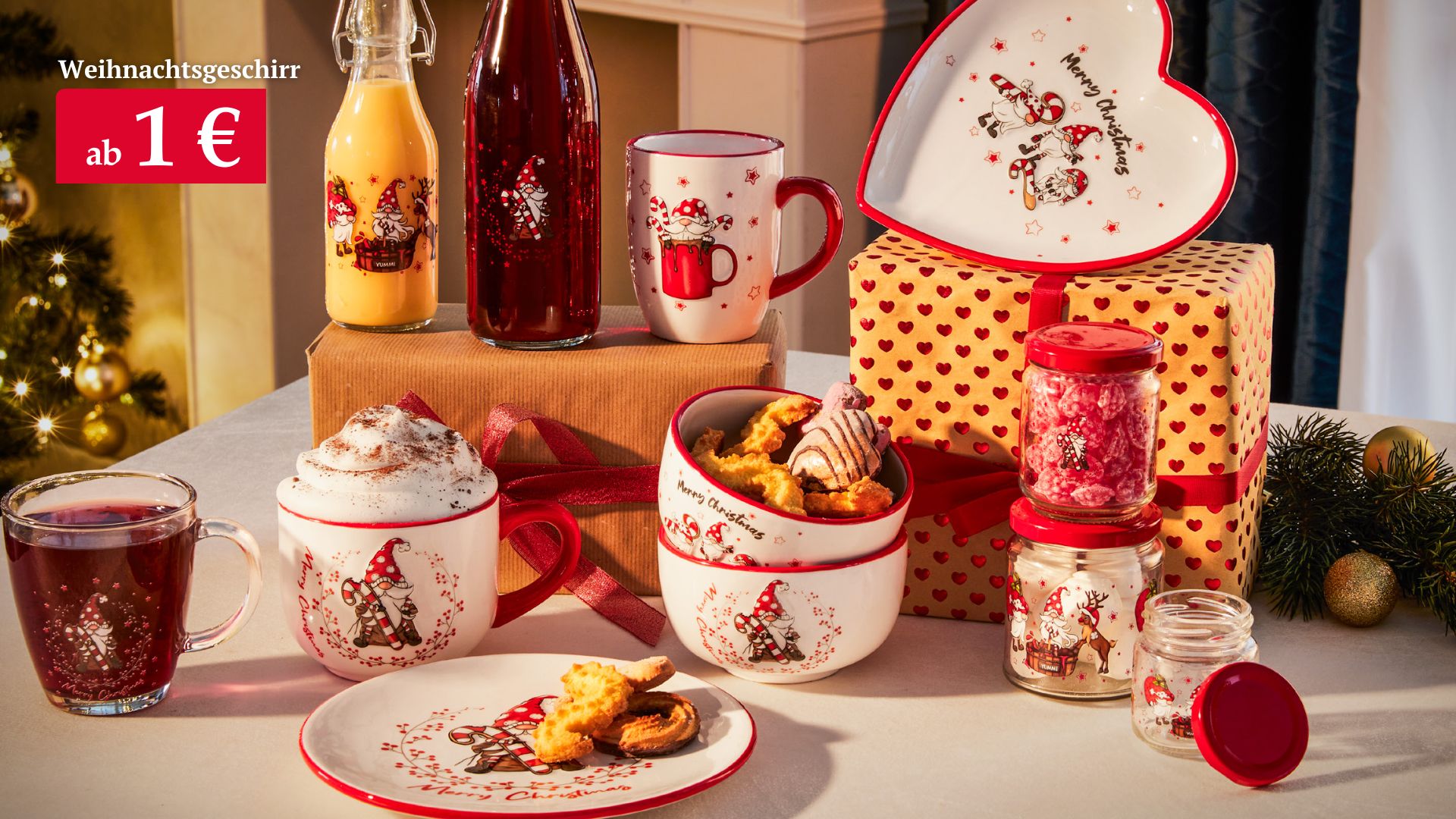 Unser Weihnachtsgeschirr ist ein echter Hingucker auf deinem festlich gedeckten Tisch. Lass dein Weihnachtsgeschirr im besten Licht erstrahlen und beeindrucke deine Gäste mit einer festlichen Tischdek
