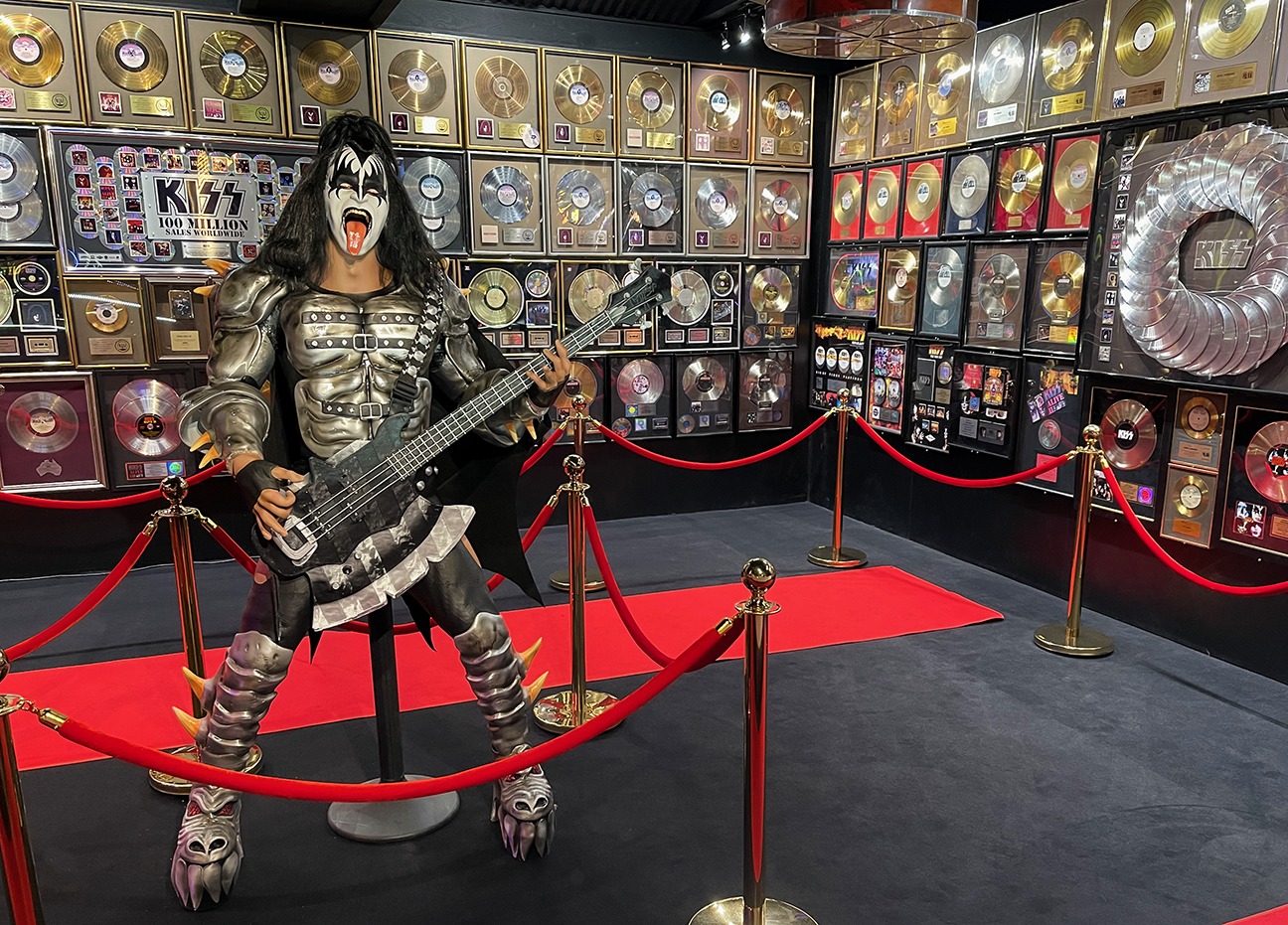 Limited edition KISS Rock Headliners XL Gene Simmons sculpture