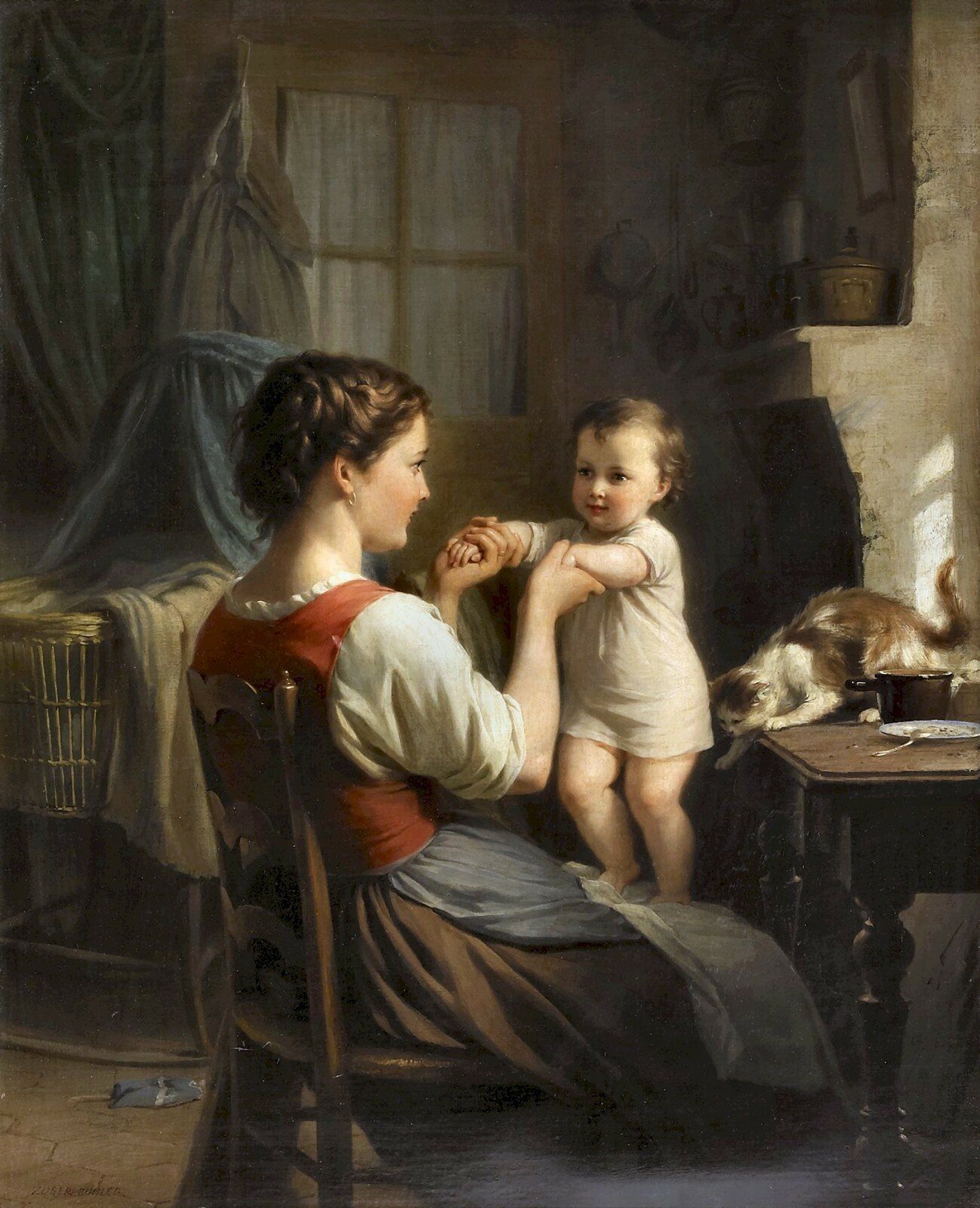 FRITZ ZUBER-BUHLER (1822-1896) Fritz Zuber-Buhler fue un pintor