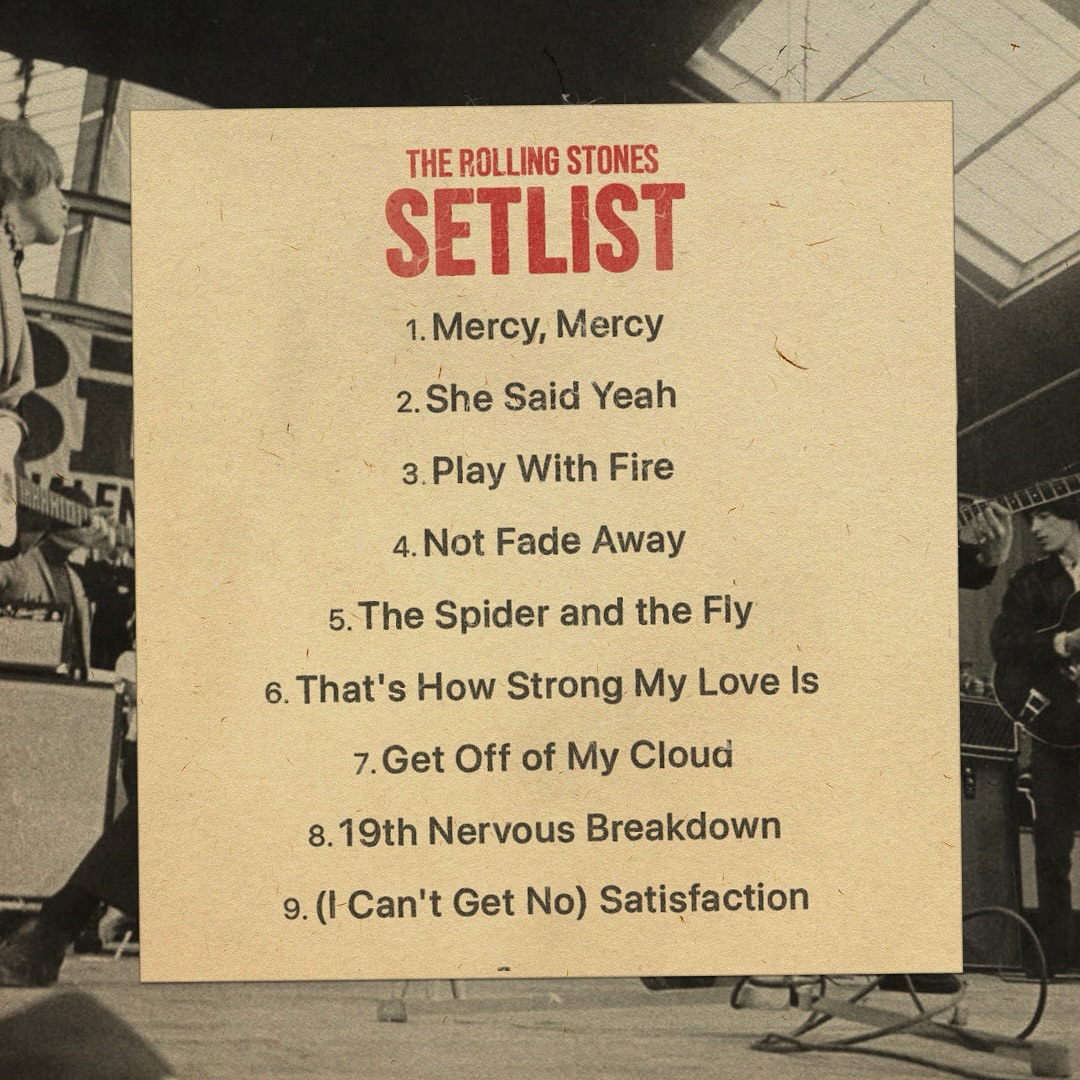 @therollingstones setlist for their... - Stones Satisfaction | Facebook