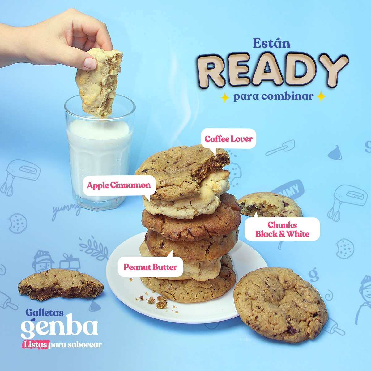 GENBA - Nuestras galletas están ready para combinar las... | Facebook