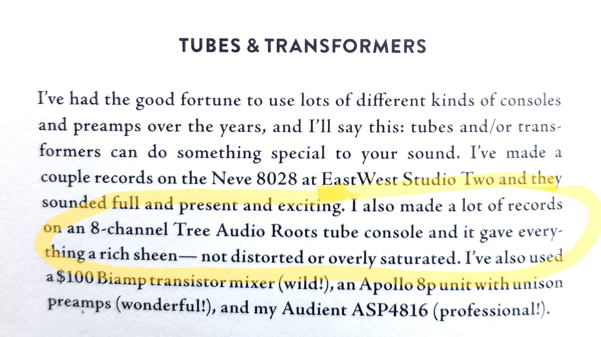 Tree Audio