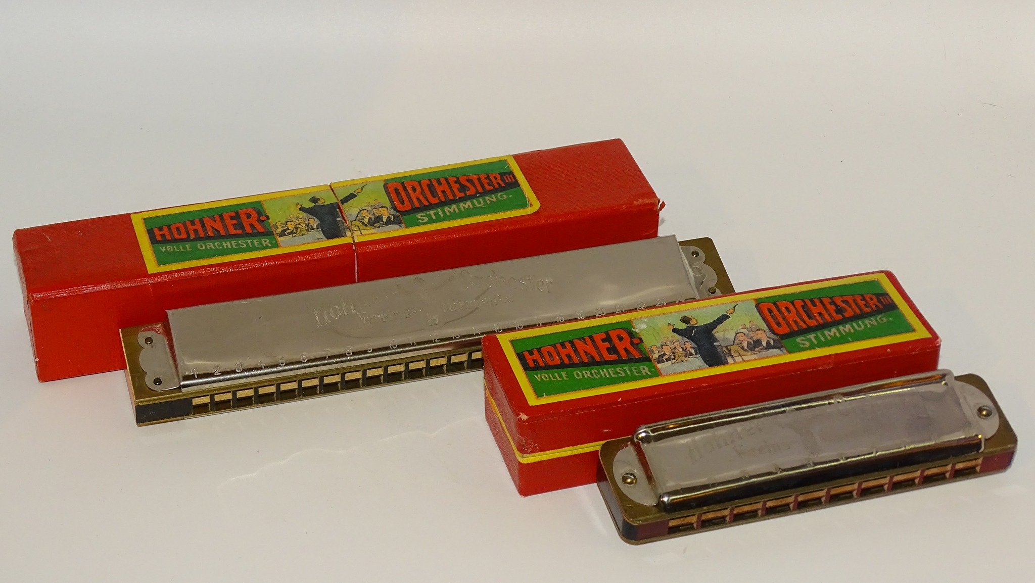 Hohner Vineta orchestra chord harmonica features and collection