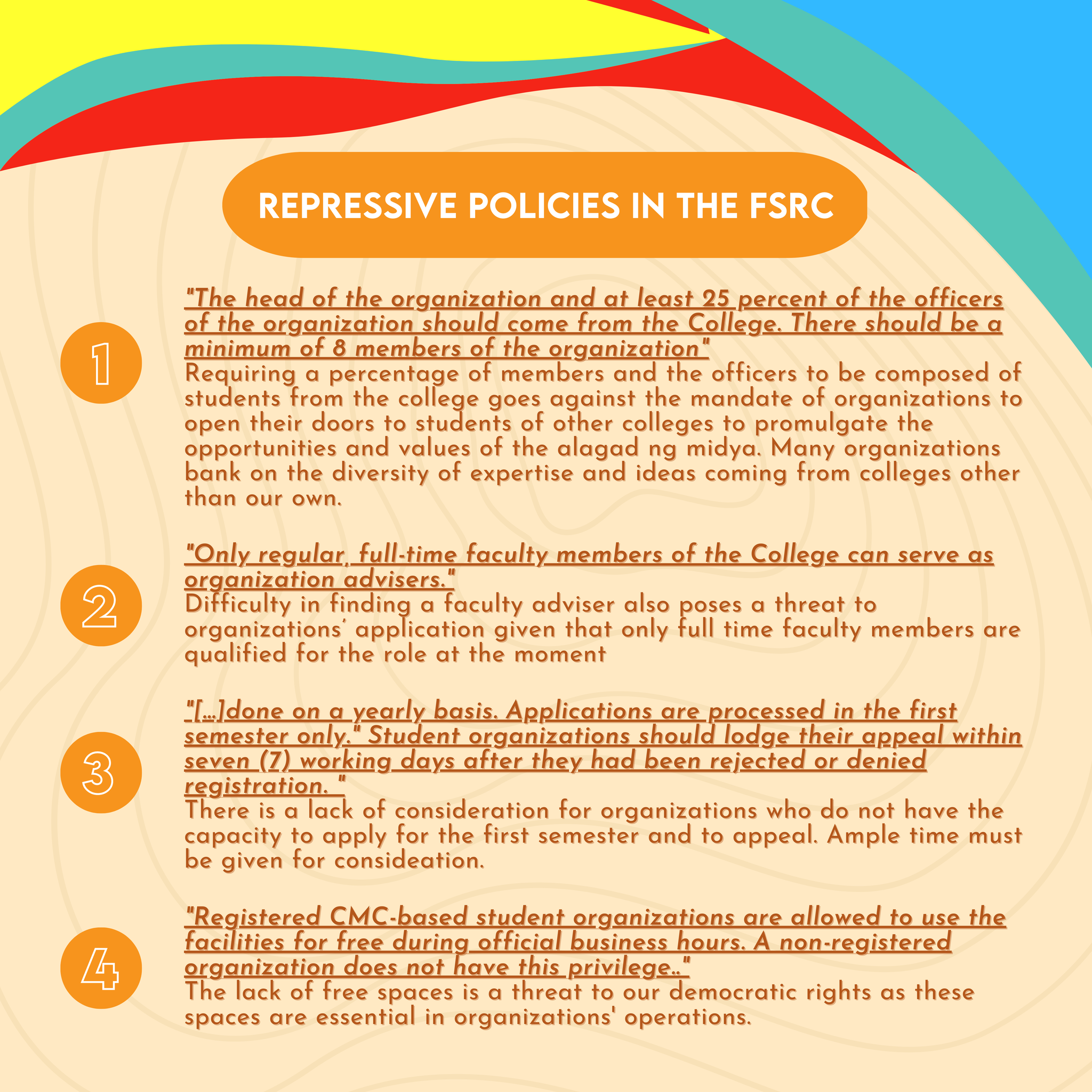 [CMC FSRC MANUAL] FSRC Manual? Ano ba... - UP CMC FST Konse | Facebook