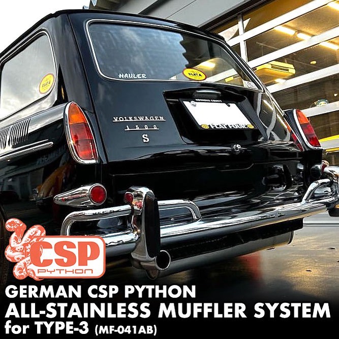 FLAT FOUR - CSP PYTHON Muffler for VW TYPE-3!! VW... | Facebook