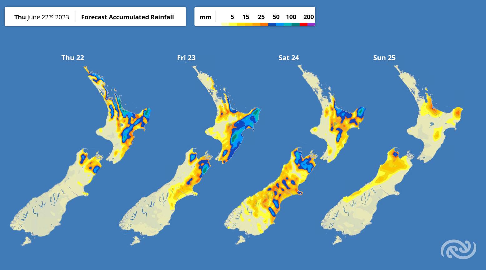 The eastern coast of both islands... - MetService New Zealand | Facebook