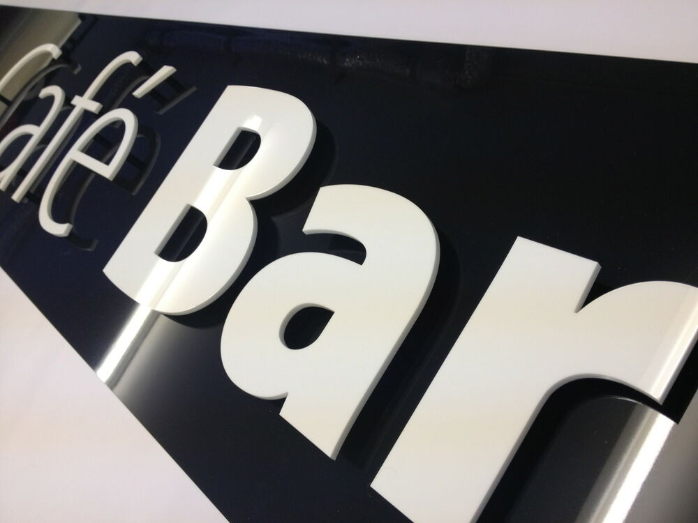 Signs - Interior mounted plastic letters are a type of signage where ...