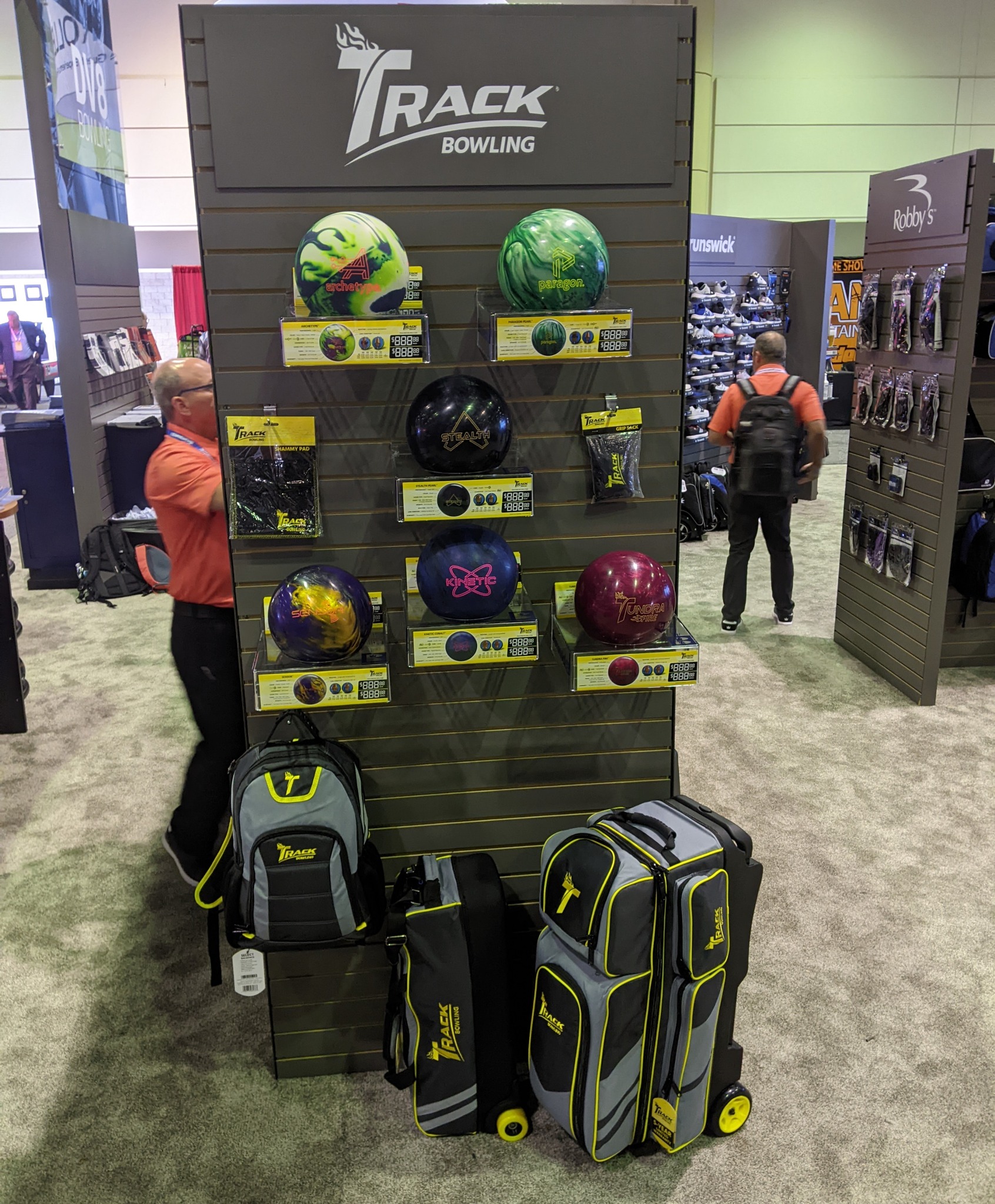 Track - All set up and ready for Bowl Expo 2023! All the new gear! # ...