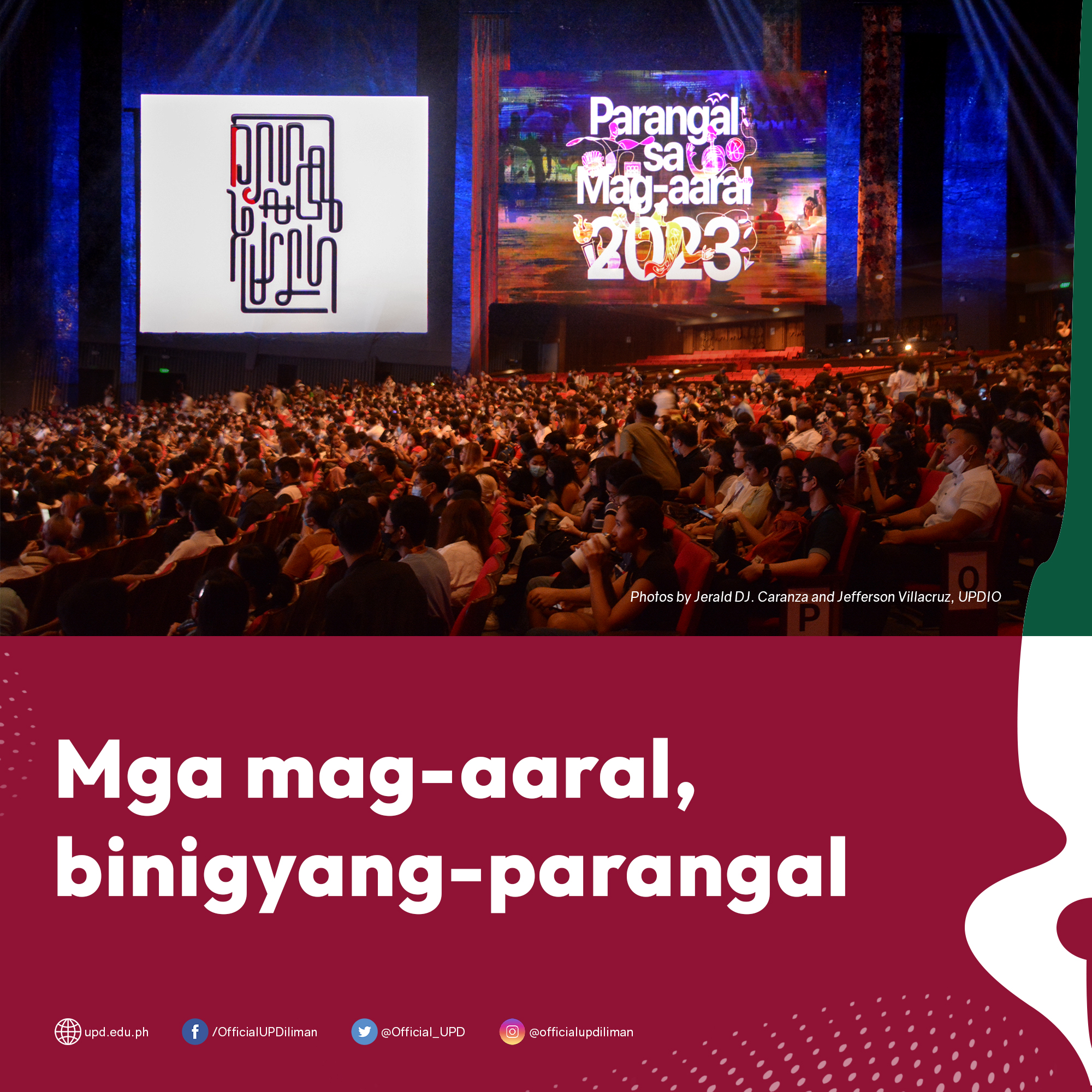 UP Diliman - “Bilang simula ng pagdiriwang ng 'Linggo ng...