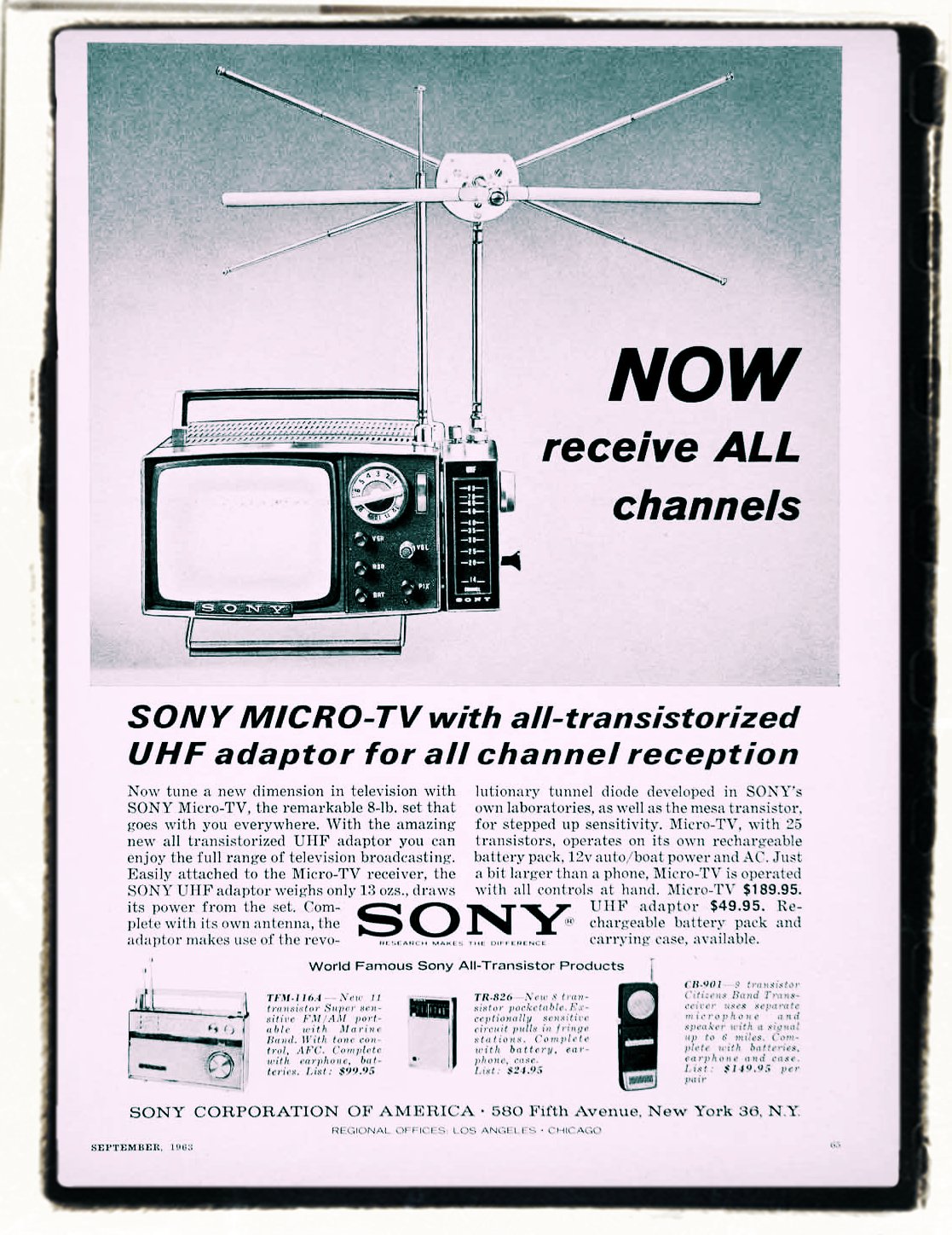 Sony 9-306UM TV 9