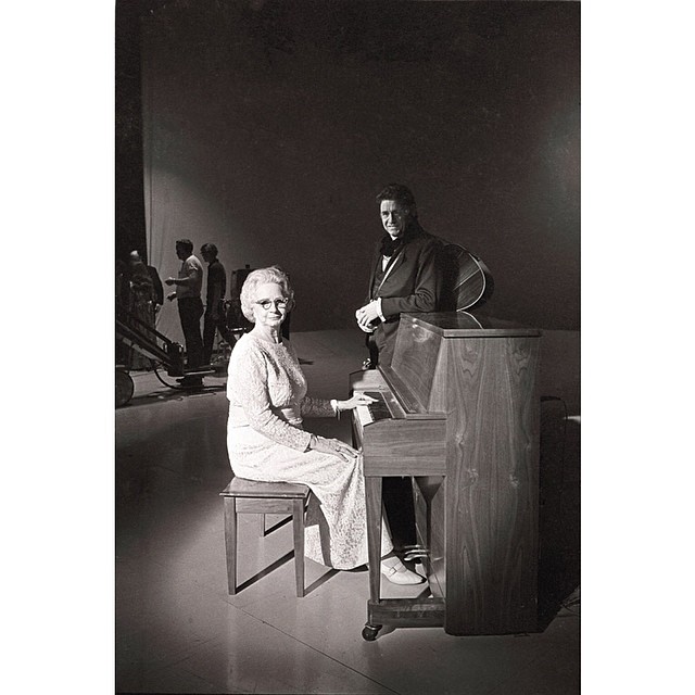 The Johnny - Johnny's mother Carrie Rivers Cash on the set of the ...