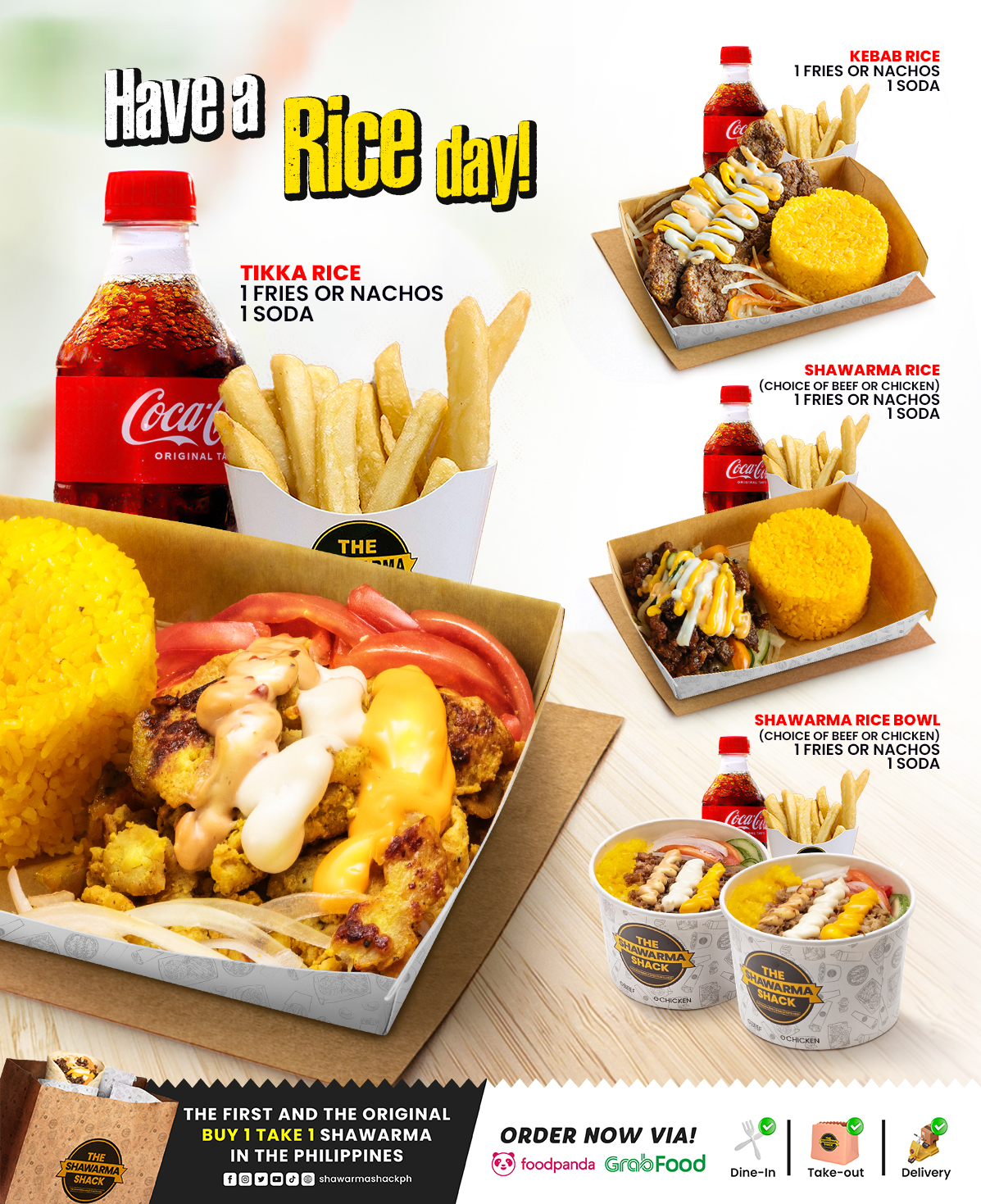 Shawarma Shack - Have a Rice Day ngayong Monday! ☀️ Pili...