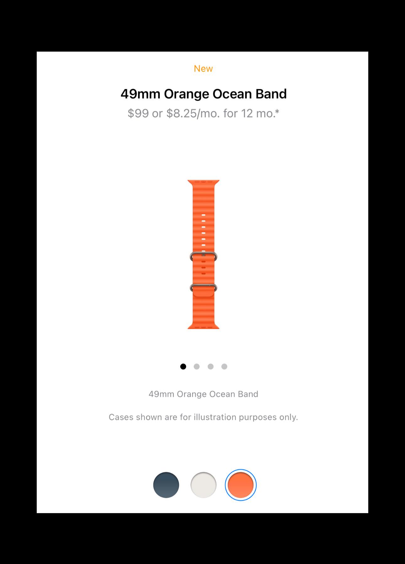 Where to find original orange Apple Watch Ultra band?