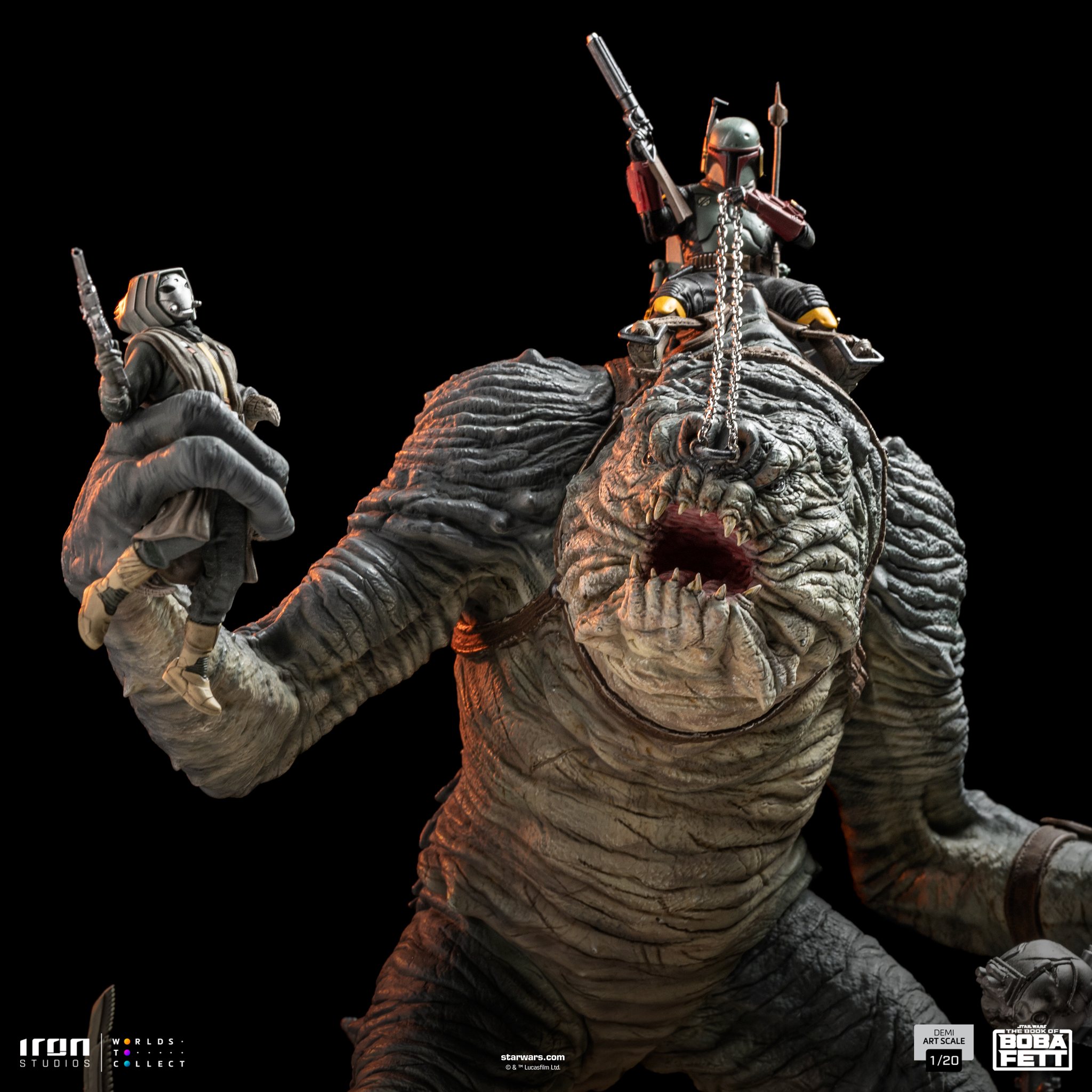 Iron - Boba Fett & Rancor - The Book of Boba Fett - Demi Art Scale 1/20 ...
