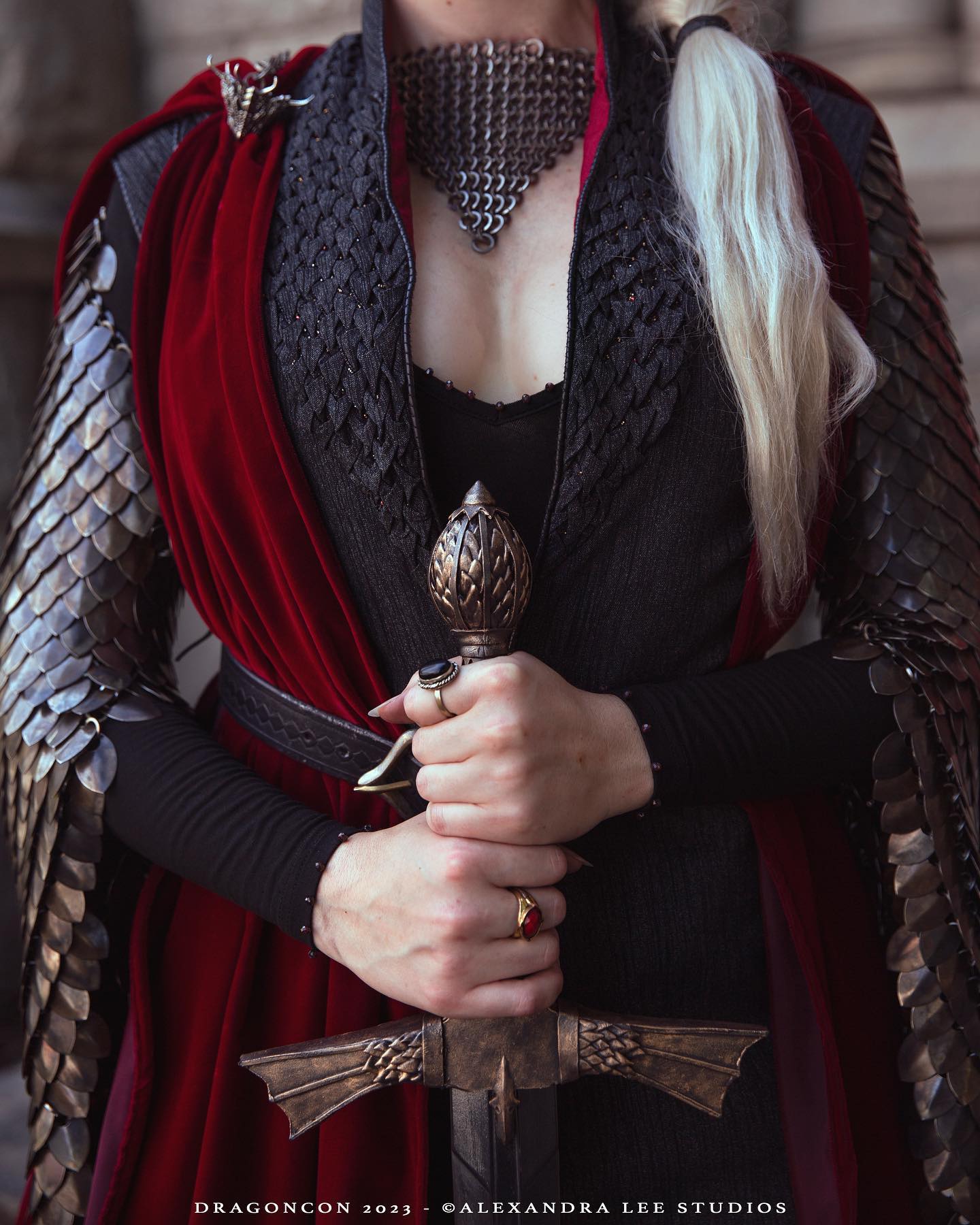daenerys leather dress Qarth cosplay belt and DIY tutorial closet_124743