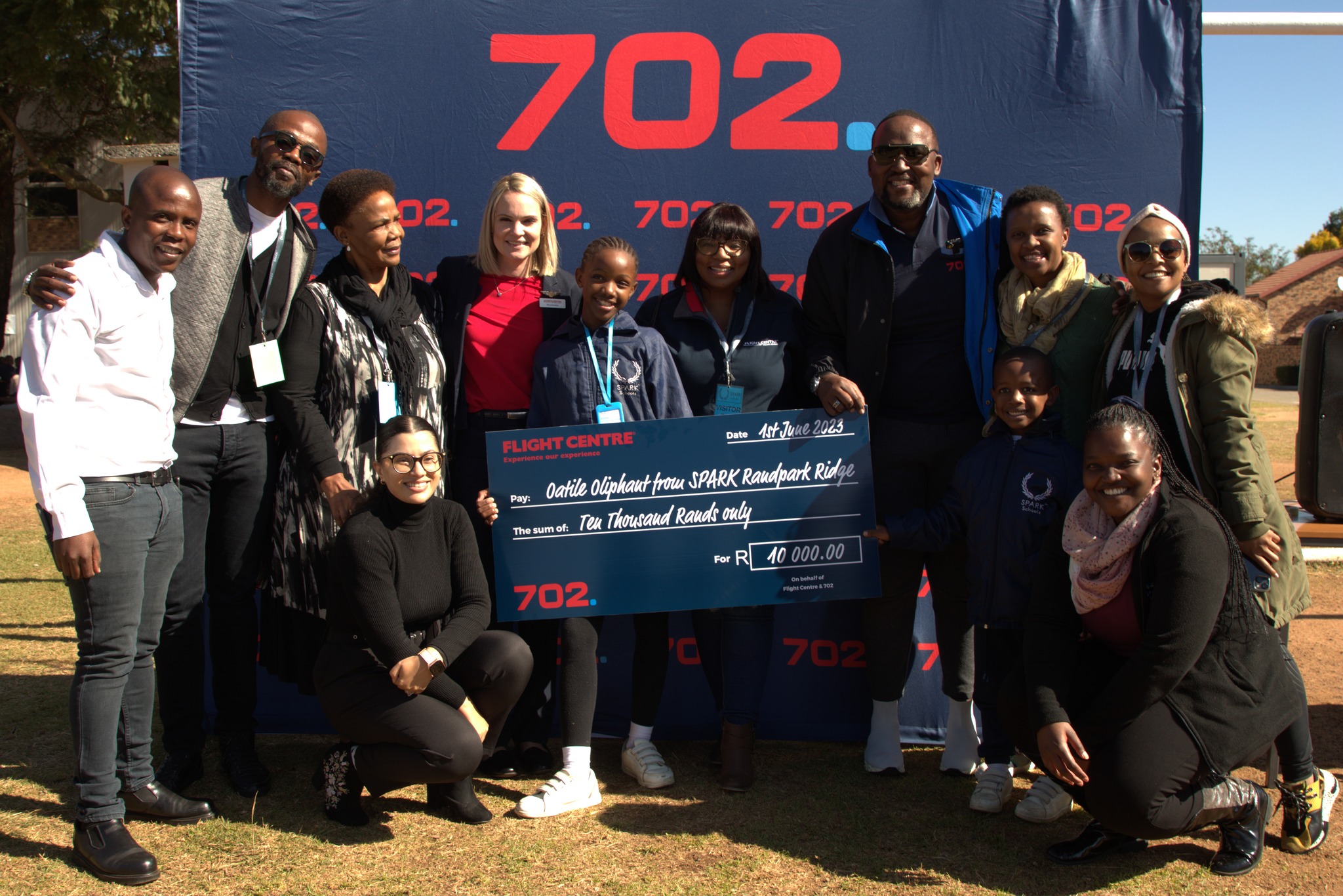 702 - Congratulations to Oatile from SPARK Schools...