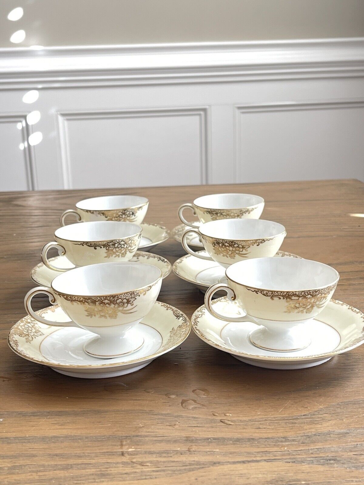 This charming vintage Mascot 974 China tea set from Japan is a