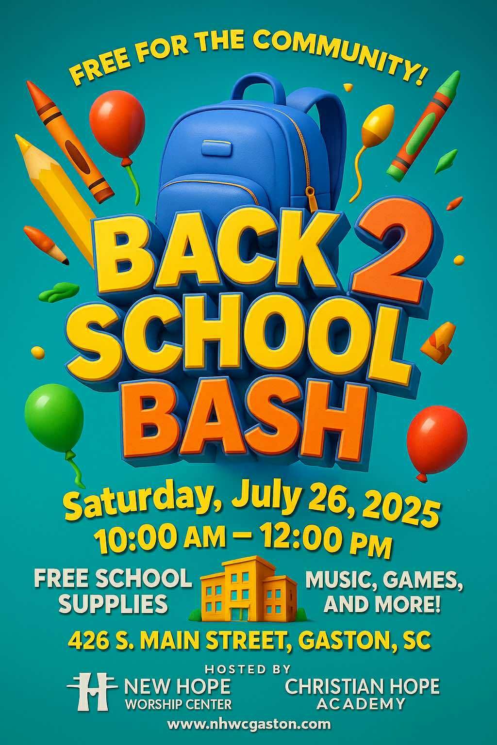 Back 2 School Bash
