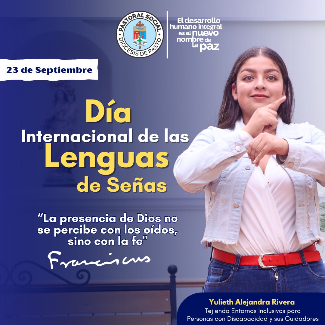 🧏‍♀️I DÍA INTERNACIONAL DE LAS... - Pastoral Social Pasto