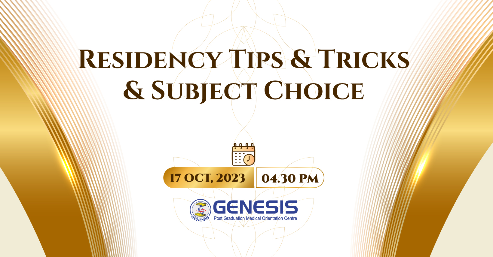 Residency Tips & Tricks By GENESIS March-2024 | Facebook