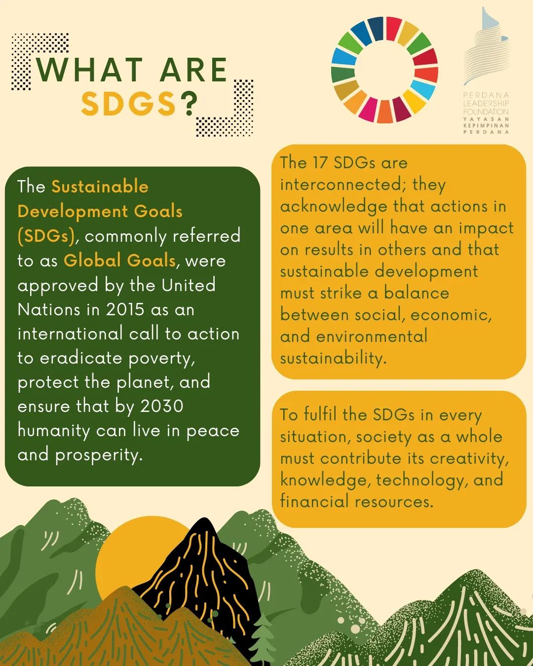 What are SDGs, and why are... - Perdana Leadership Foundation