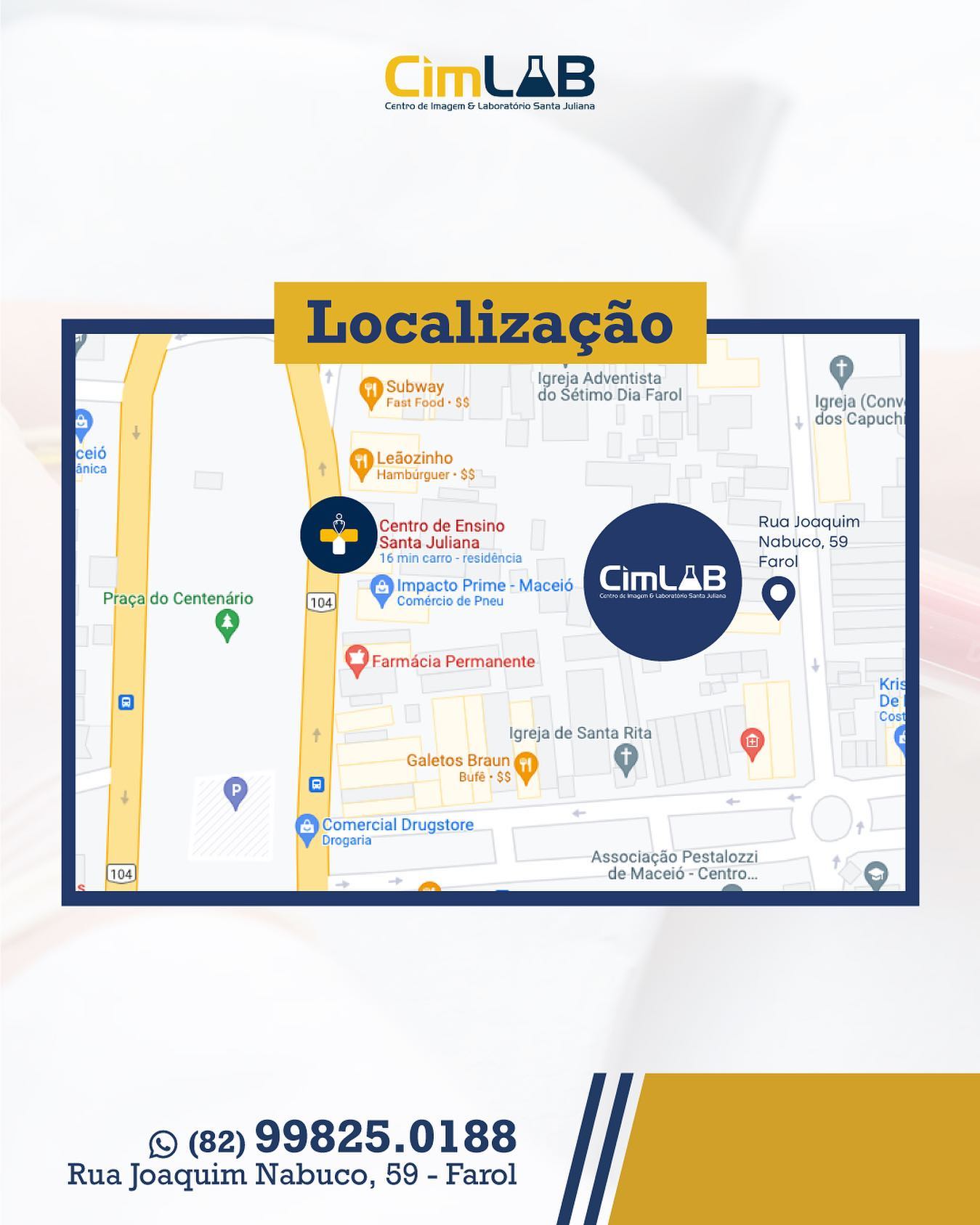 Cimlab - Centro de Imagem & Laboratório Santa Juliana | Maceió AL
