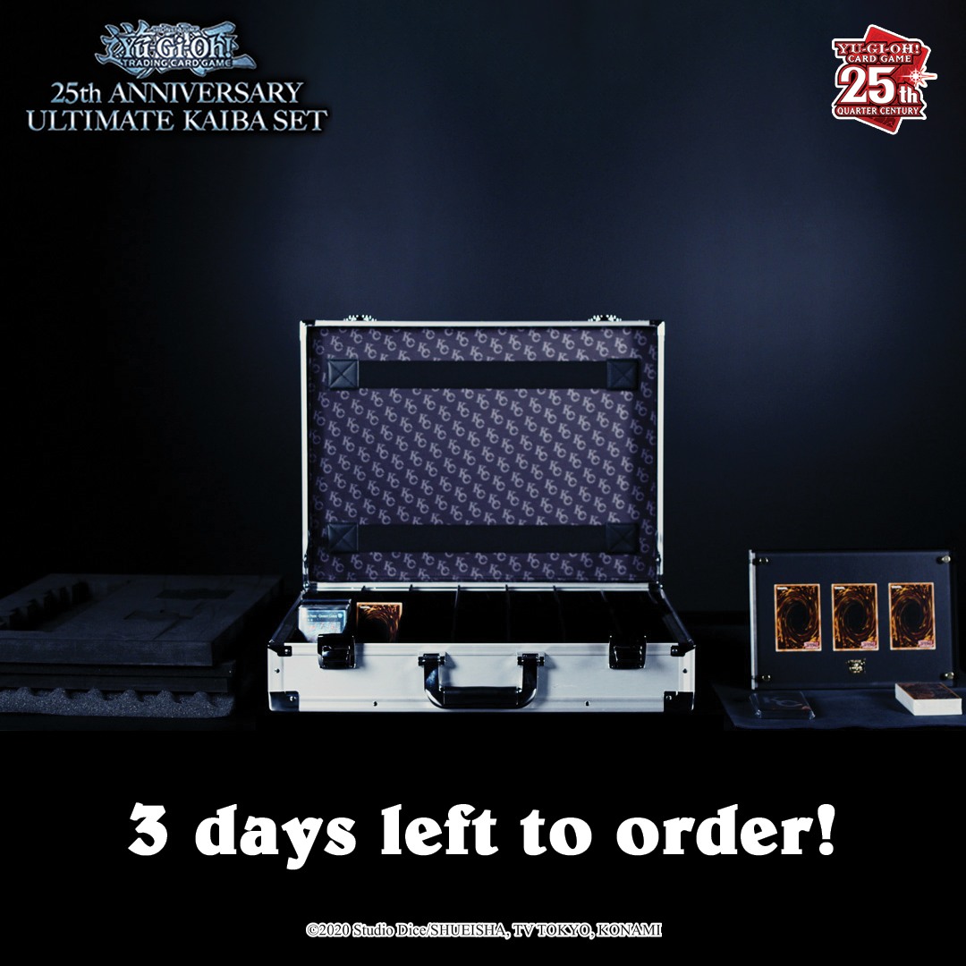 Wanted: 25th Anniversary Ultimate Kaiba Set brief case with all