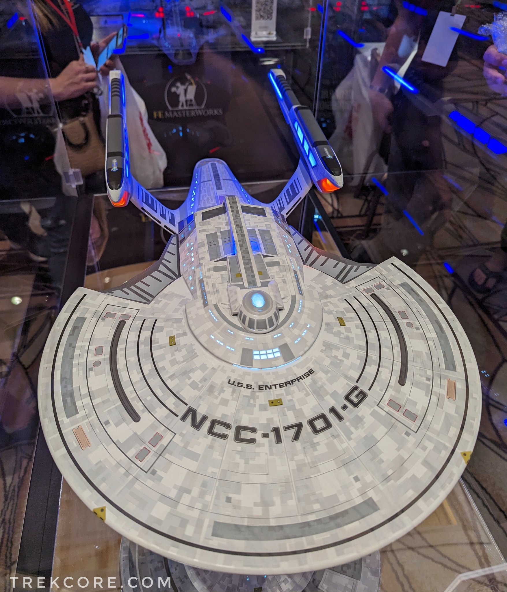 Fanhome's new USS ENTERPRISE-G starship model, from STAR TREK