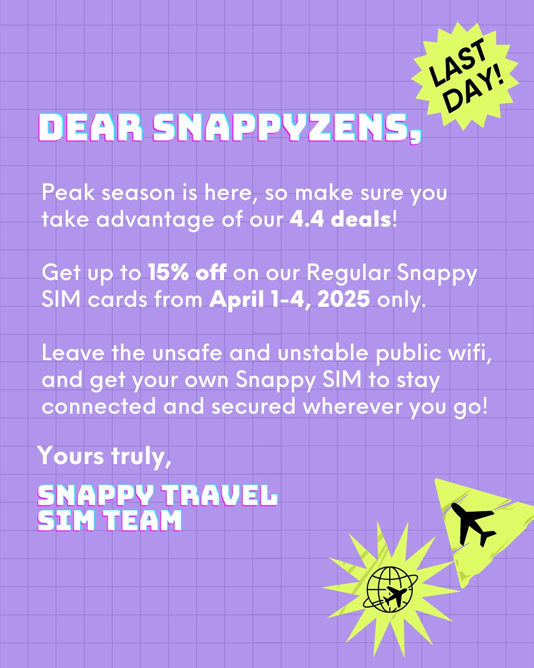Snappy Travel SIM | Makati