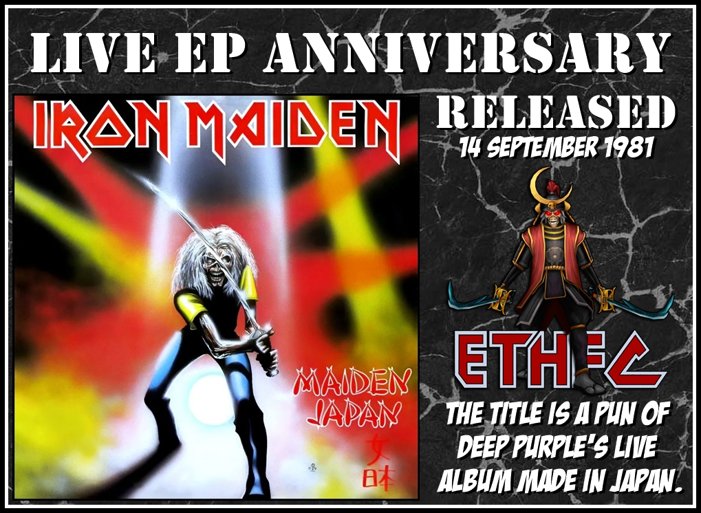 Maiden Japan Live EP #Anniversary Adrian - Cristian - Crusader