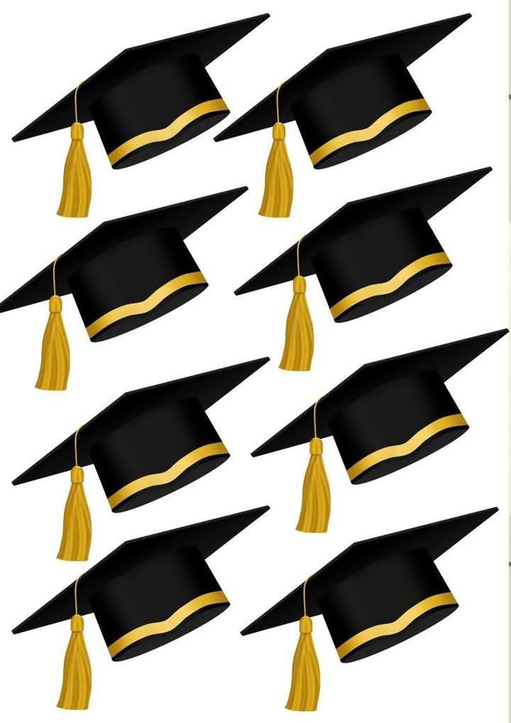 Plantilla De Birrete De Graduación Imprimible 570x784