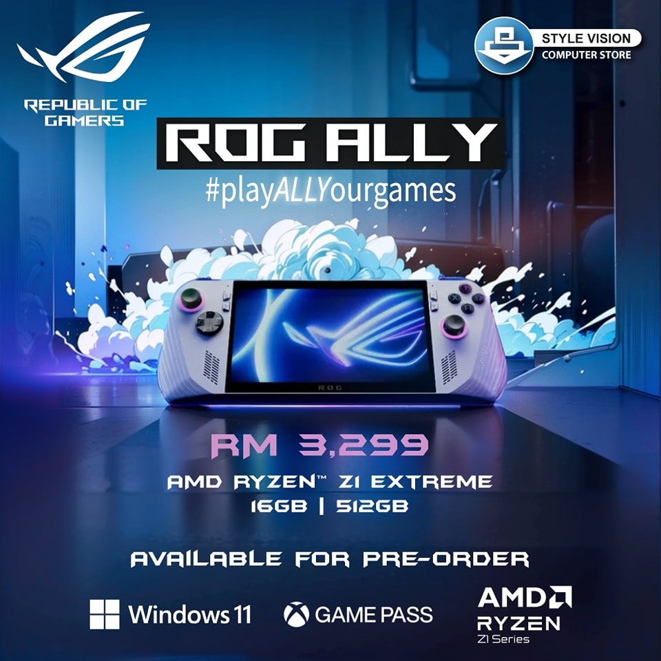 Style Vision - ROG ALLY available for pre-order at all our... | Facebook