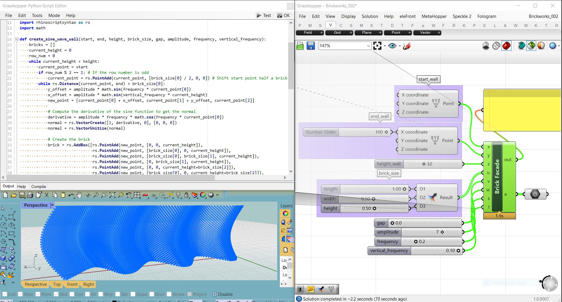 Michael - PARAMETRIC BRICK FACADE TEMPLATE gpt-4 into Grasshopper ...