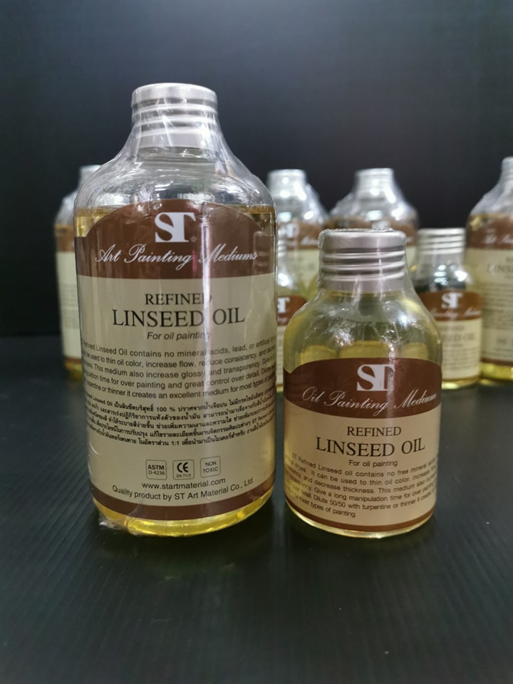 วีระวิทยา - น้ำมันลินซีด ST Refined linseen oil ขนาด ...