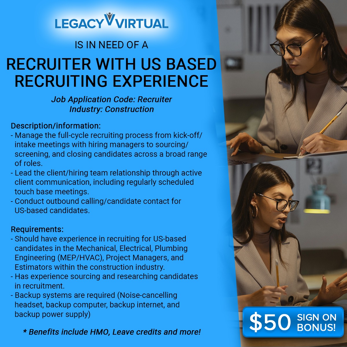 Legacy - UPDATE: JOB IS CLOSED! Legacy Virtual is looking for a ...