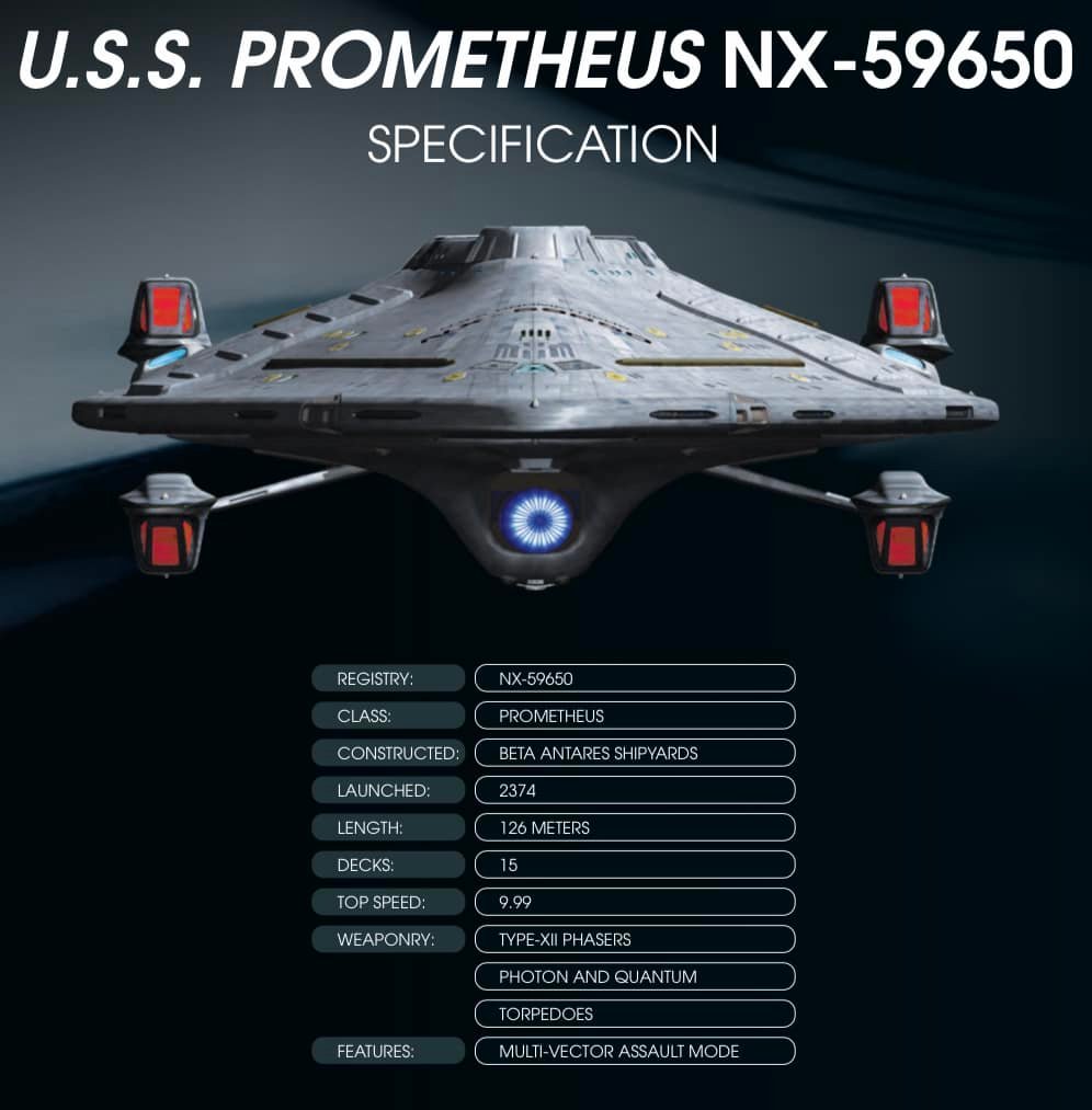 Star Trek: Ships Of The Line | USS Prometheus NX-59650 | Facebook
