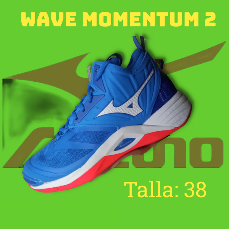 ウエーブモーメンタム エリート 24.5cm 🔥Zapatillas Mizuno 🔥 Talla: EURO 39 - 25 cm Precio: ❌Antes165