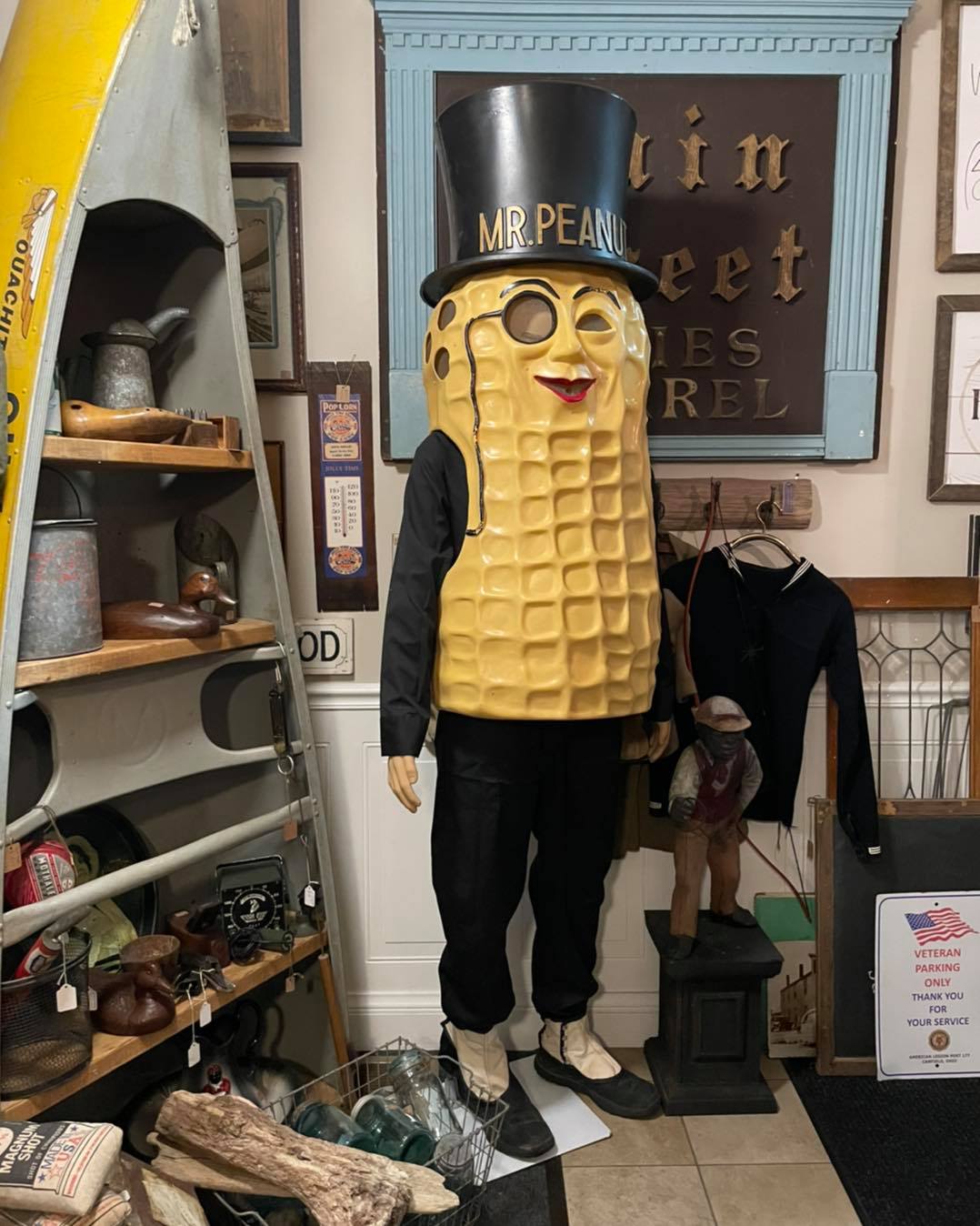 How cool is this vintage 1970's Mr. Peanut costume / Promo Mascot