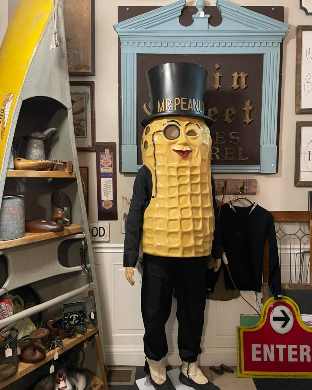 レア 1960年代 Mr. Peanut コスチューム Vintage 1950s Mr Peanut costume for sale