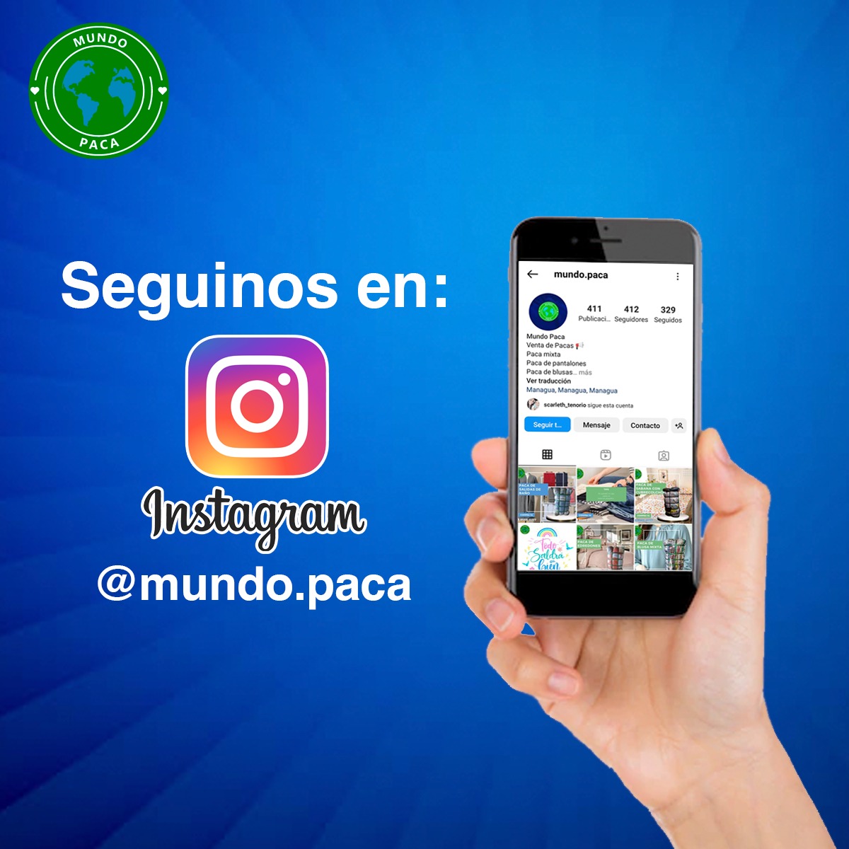 Mundo paca - Recuerden seguirnos en nuestra cuenta de... | Facebook